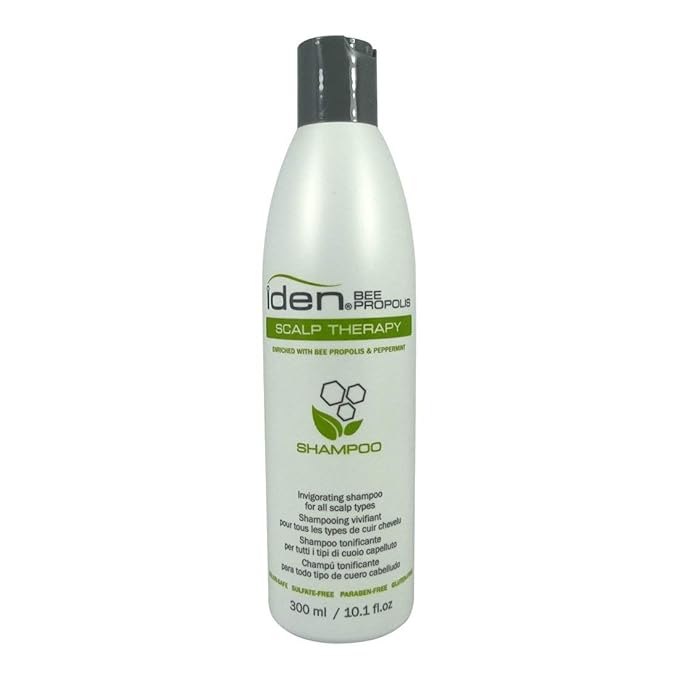 IDEN Bee Propolis Scalp Therapy Shampoo, For Sensitive Scalp, Soothes Irritation, Promotes Healthy Scalp, 10.1 fl.oz