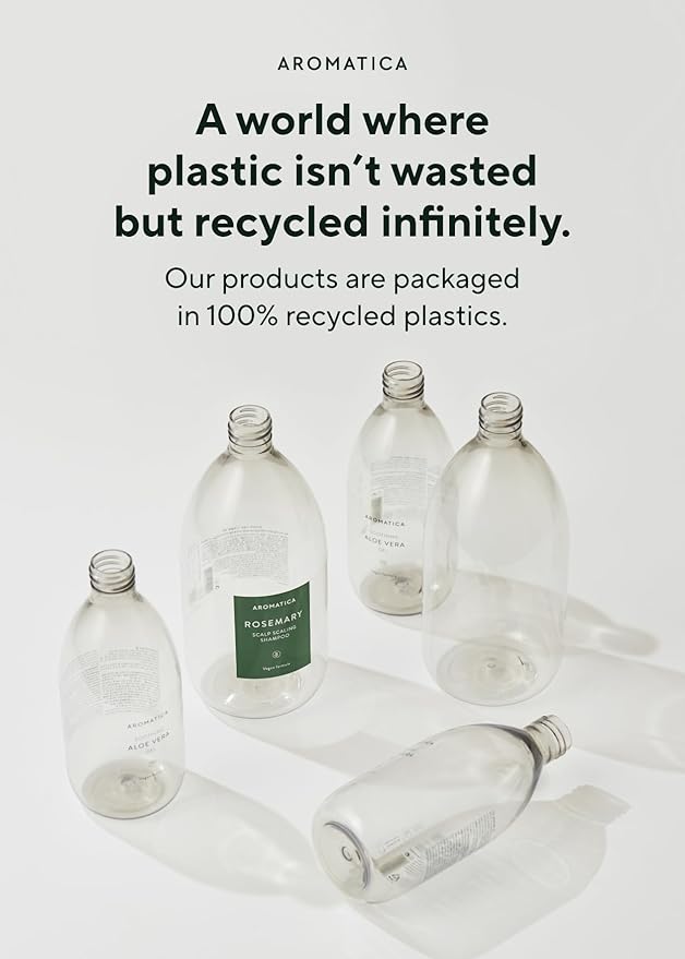 AROMATICA Rosemary Hair Thickening Conditioner 13.53oz/400ml, Vegan Hair Conditioner for damaged hair and dry hair - Moisturizing Conditioner For Men and Women