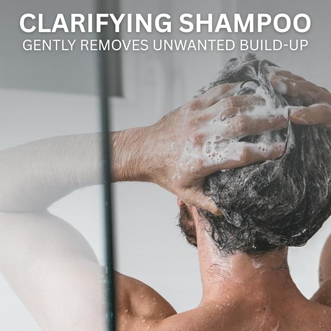 Hard Water Shampoo – Removes Mineral Buildup from Hard & Well Water – Sulfate-Free Clarifying Hair Treatment – Gentle for Men & Women – Pure Refresh Made in USA (16 oz)