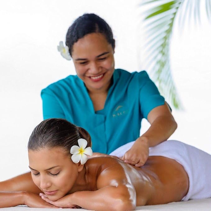 Pure Fiji Spa Gifts for Women and Man - Body Gift Box Include: Sugar Scrub, Bath and Body Oil, Body Butter and Body Lotion, Scent Noni