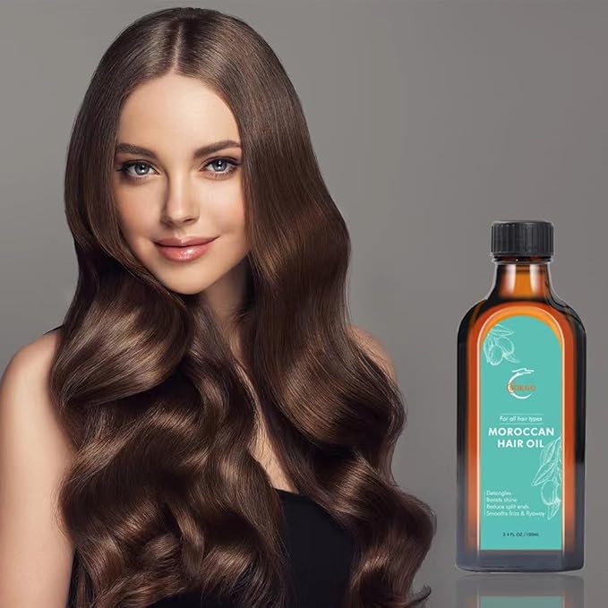 Premium Moroccan Argan Treatment Hair Oil, Nourishing Treatment for Healthy, Shiny Hair, Moisturizing, Repairing, and Frizz Control Formula