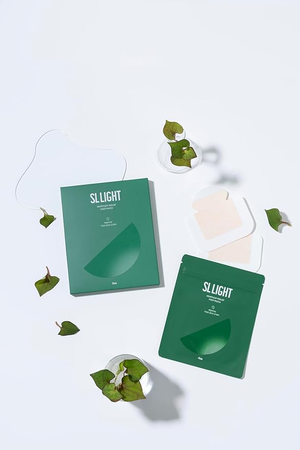 Heartleaf Peelief Foot patch 1box 8ea | Removing Dry, Cracked, and Dead Skin | Peeling Patch | Exfoliant for Peeling Off Calluses | Korean Skincare