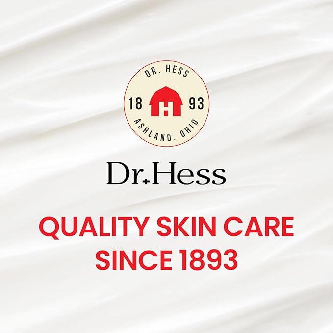 Dr Hess Men's Moisturizer, All Natural Tough Skin Cream with Lanolin, Beeswax, Licorice Root & Chamomile, Hand & Body Lotion to Care for Dry, Damaged Skin, Paraben, Sulfate, BPA & Phthalate Free, 4oz