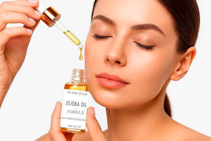 Jojoba Oil with Vitamins A and E – Deep Hydration & Repair | Lightweight, Non-Greasy Face and Body Oil | Antioxidant-Rich Skincare for Soft, Radiant Skin | 60ml