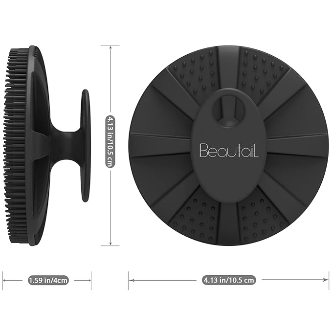 Silicone body scrubber shower bath
