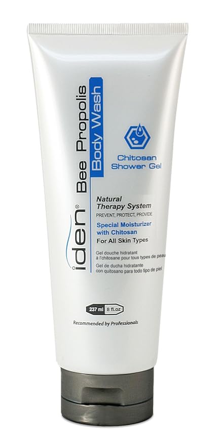 IDEN Bee Propolis Body Wash, For Sensitive Skin, Hydrates and Softens, 8 fl.oz