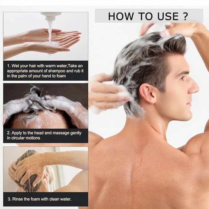 Root activating shampoo, hair growth soap, deep cleansing scalp, natural formula, with moisturizing and scalp care effects, suitable for men and women to use