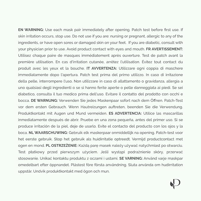 PLANTIFIQUE Foot Peeling Mask 2 Pack | Dermatologically Tested Repairs Heels & Removes Dry Dead Skin for Baby Soft Feet | Exfoliating Foot Peel Mask for Dry Cracked Feet | Jasmine