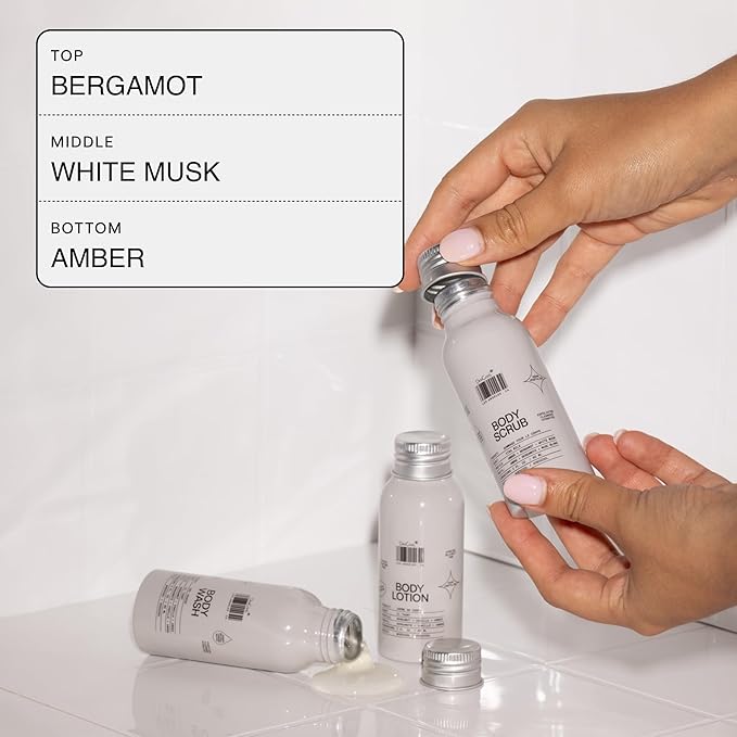 DedCool Xtra Milk Mini 2OZ Body Wash – Hydrating Cleanser with Snow Mushroom, Shea Butter & Aloe | Travel-Size, Non-Toxic, Vegan