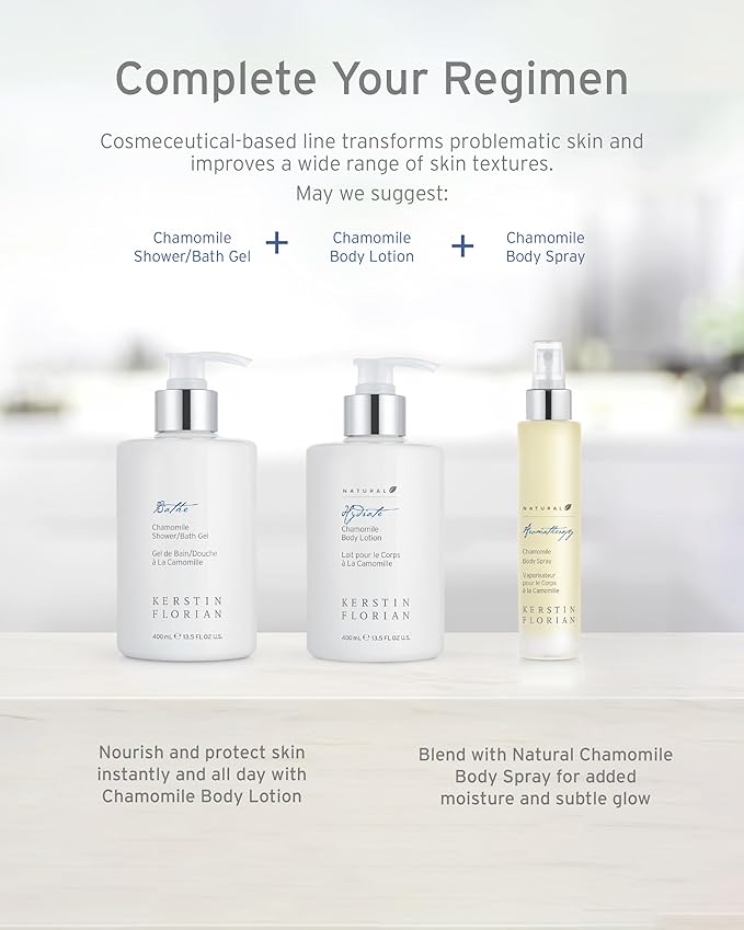 Kerstin Florian Chamomile Shower and Bath Gel | Aromatherapy Body Wash (32 fl oz)