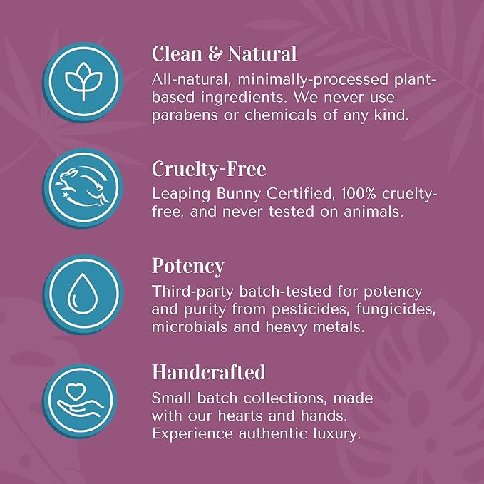 Saavy Naturals Lavender Chamomile Body Wash, Moisturizing Shower Gel for Women and Men, Vegan Formula with Coconut Oil, Shea Butter, and Aloe Vera - 8.5 Fl Oz, 2 Pack