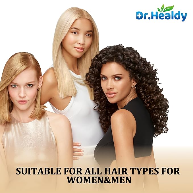 Dr.Healdy Batana Oil Shampoo for Hair Growth, Against Hair Loss & Moisturizes, Reduces Breakage - Sulfate Free Formula for All Hair Types (6.8 Fl Oz)