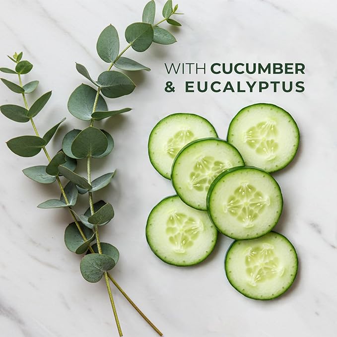 Body Lotion, Cucumber & Eucalyptus – Hydrating & Softening Moisturizer with Shea & Cocoa Butter, Vegan & Cruelty-Free, 16.9 Oz