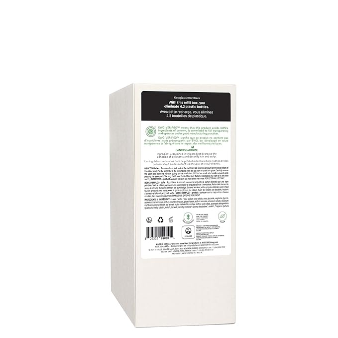 ATTITUDE Shampoo and Body Wash for Kids, EWG Verified Hair and Body Cleanser, Dermatologically Tested Soap, Plant and Mineral Based Bath Products, Vegan, Bulk Refill, Watermelon and Coco, 67.6 Fl Oz