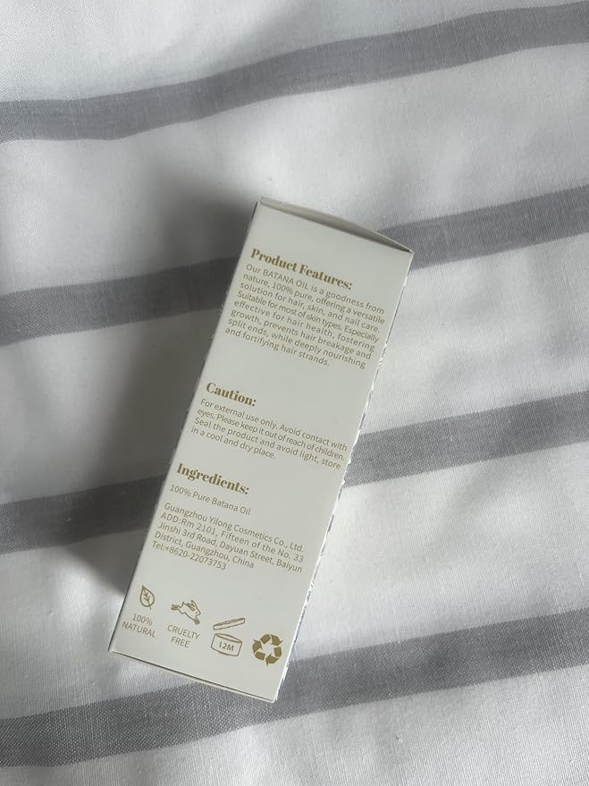 Batana Oil for Hair Growth -100% Pure & Natural Cold Pressed Hair Oil - Made In USA - for Hydrating & Repairing Dry, Stimulates Hair Growth, Moisturizes Hair & Scalp, Prevents Split Ends - 2 FL OZ