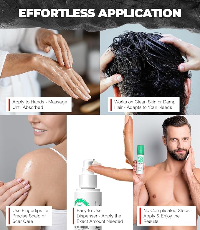 Bossman Skin, Scalp, and Hair Oil for Men & Women - 4 oz Moisturizing Body Oil - Emerald (Green Tea) Scent - Anti-aging, Hydrating, Scar Reducing Solution with Olive, Sunflower, Vitamin E