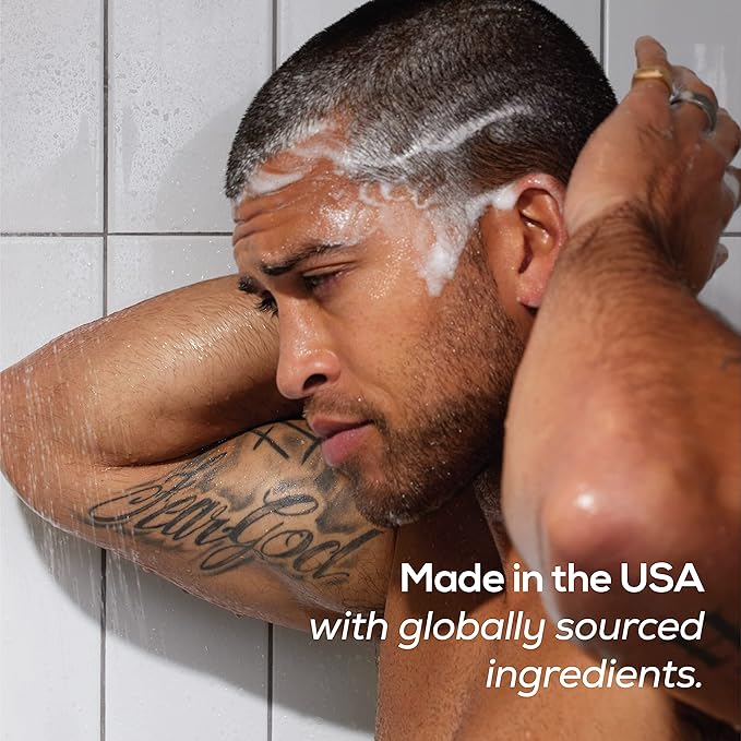 MARLOWE. Men's Shampoo and Conditioner Set, No. 172 Shampoo 8 oz & No. 173 Conditioner 6 oz, Moisturizing Argan & Coconut, Fresh Woodsy Scent, All Hair Types