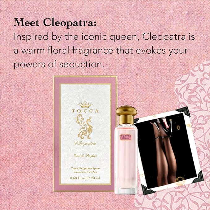 Tocca Dry Body Oil (100 ml) and Eau de Parfum (20 ml) in Cleopatra - Warm Floral, Grapefruit, Jasmine, Vanilla Musk