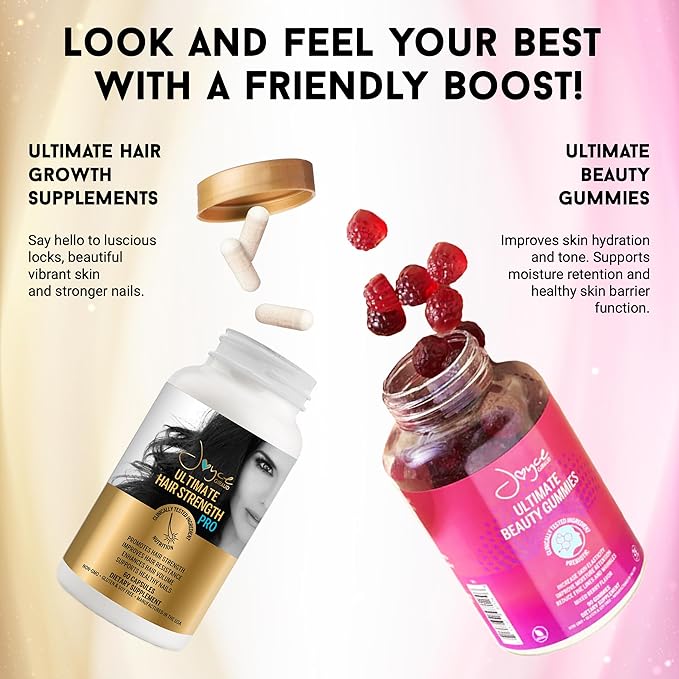 Joyce Giraud Ultimate Hair Strength Keratin Therapy Shampoo, with Cynatine & Pure4 Oils, 8 Fl. Oz