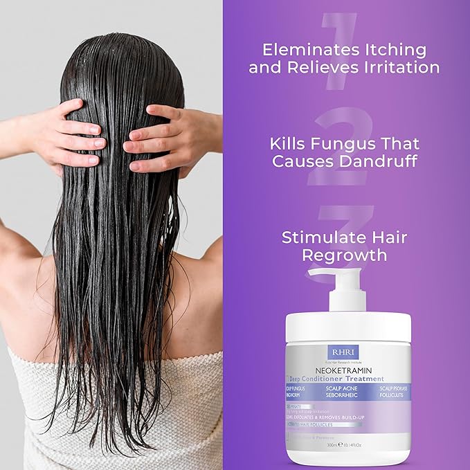 Anti Fungal Deep Conditioner for Men and Women | Scalp Treatment for Psoriasis, Dandruff, Seborrheic Dermatitis | Provides Relief from Folliculitis, Eczema, Itchy, Flaky and Dry Scalp