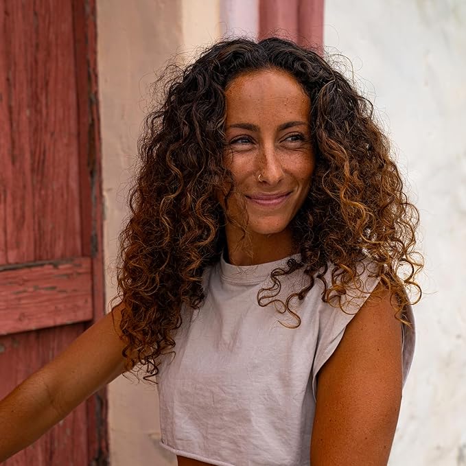 Badger Organic Castor Hair Oil for Thicker Fuller Looking Hair, 100% Organic Castor Oil for Hair Growth & Restoration, Red Clover & Peppermint, Deep Hydrating Hair Oil, 2 fl oz Glass Bottle