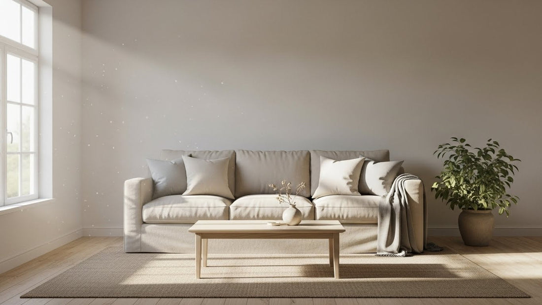 Peaceful wellness moment with self-care essentials and calming atmosphere