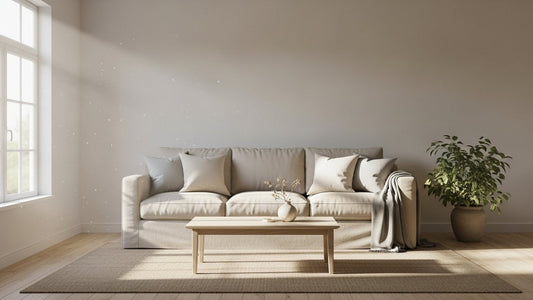 Peaceful wellness moment with self-care essentials and calming atmosphere