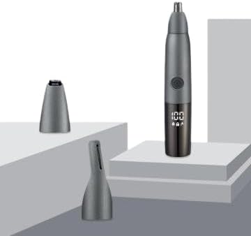 Nose Trimmer For Men And Women Painless Ear Nose Face Nose Hair Trimmer For Women Electric Nose Hair Trimmer Dual Edge Razor Ear Hair Trimmer Nose Hair Removal LED 3 in 1 Easy Clean IPX7 Waterproof