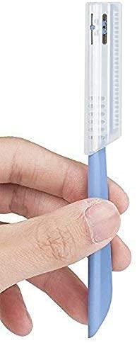 Women Facial Razor for Hair Removal - Dermaplaning Tool Peach Fuzz Trimmer, Fine Hair Remover Eyebrow Razors and Dermaplane Face Shavers Women's Exfoliating for Sensitive Skin Essential Travel