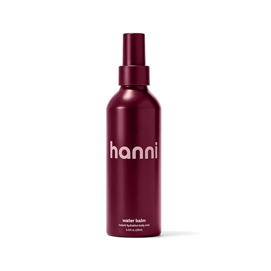 HANNI Water Balm Hydrating Body Mist, Moisturizer Spray with Hyaluronic Acid for All Skin Types, Lotion Replacement, 200 mL / 6.76 fl oz