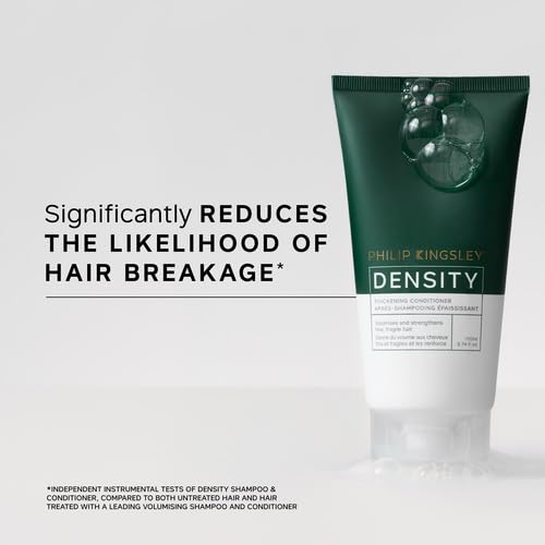 PHILIP KINGSLEY Density Thickening Conditioner for Fine, Fragile Hair | Volumizing and Strengthening | Helps With Hair Loss | 5.74oz