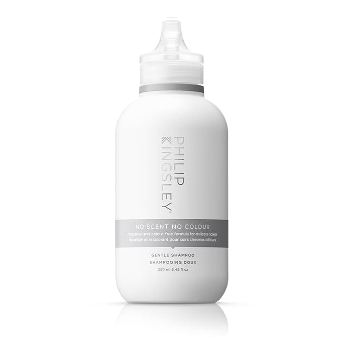 PHILIP KINGSLEY | No Scent No Color Gentle Shampoo | For Sensitive and Delicate Scalps | Sulfate-Free and Fragrance-Free | 8.4oz
