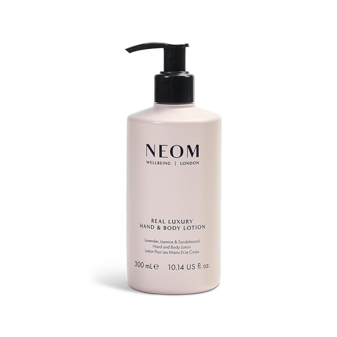 Neom – Real Luxury Hand & Body Lotion, 300ml | Lavender, Rosewood & Jasmine | Nourish and Soften