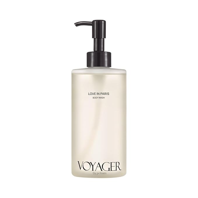 VOYAGER Foaming Body Wash with Pump, Non-stripping, Nourishing & Deep Hydration Cleanse. 10.14 Fl. Oz./300ml (Rose)