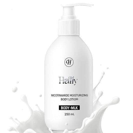 H𝗮lly+ Niacinamide White Body Lotion, Moisturizing Body Lotion, Hydration for Dull Skin, Fast-Absorbing for Dry Skin 250ML