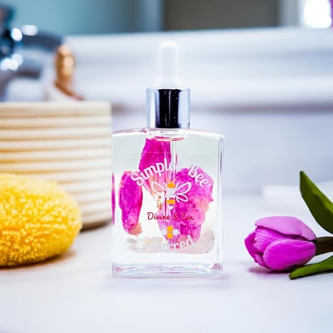 Organic Moisturizing Body Oil After Shower – Nourish Your Skin, Elevate Your Senses - After Shower Body Oil for Women (2 Fluid Ounces, Lavender & Ylang-Ylang Scent)