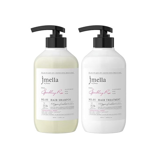 jmella IN FRANCE Sparkling Rose Shampoo Conditioner Bundle 16.9 FLoz - Chemical Free