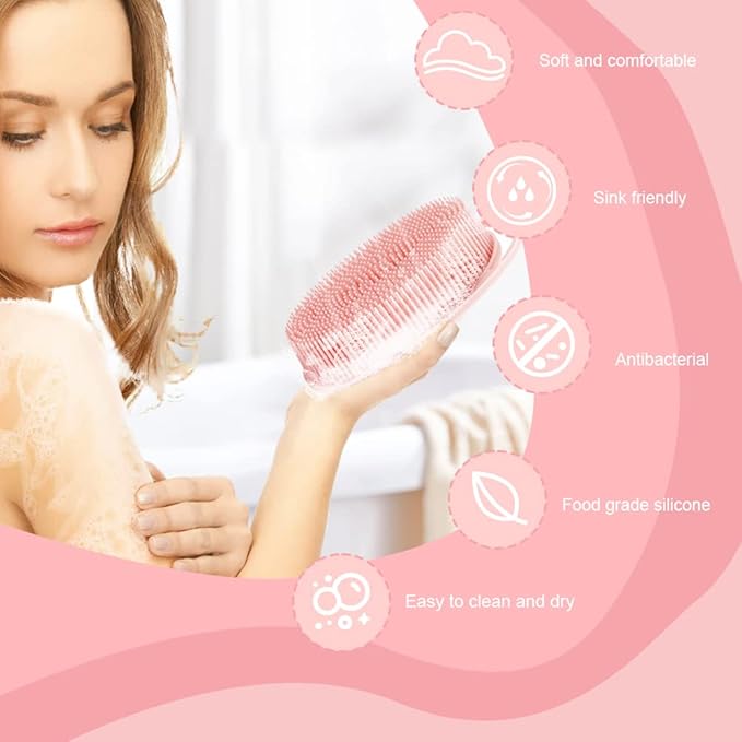 Soft silicone body scrubber 2
