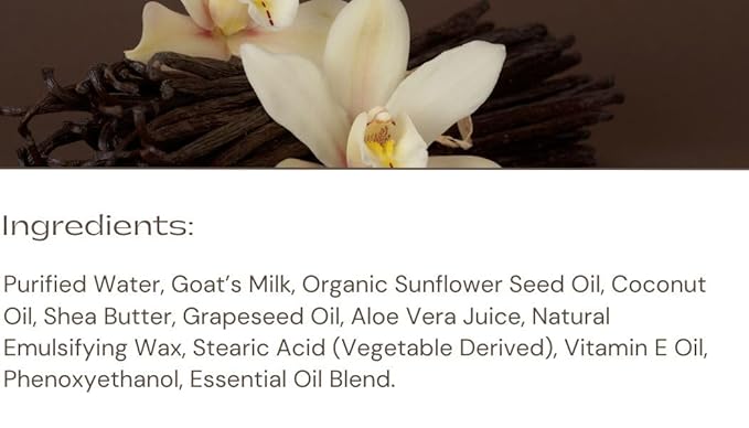 LAVENDER LANE Vanilla Lavender Hand & Body Lotion, 9 oz - Made With Our Lavender Essential Oil, Goat's Milk, Moisturizing Shea Butter, Grown & Made in USA