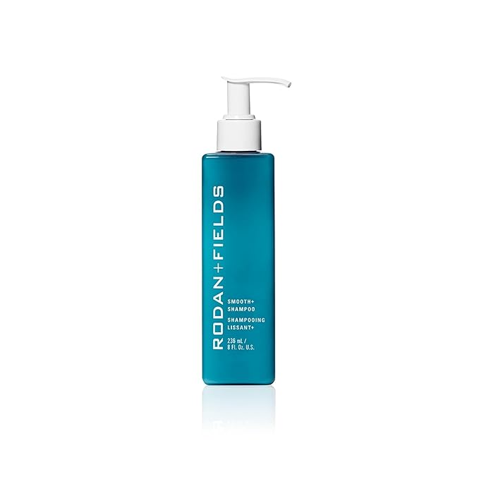 RODAN + FIELDS SMOOTH+ Shampoo | 8 fl oz | Sulfate Free Shampoo | Safe for Color Treated Hair | Anti Frizz & Scalp Health | Infused with Amino Acids & Rambutan Seeds | Water Lily & Sandalwood Scent