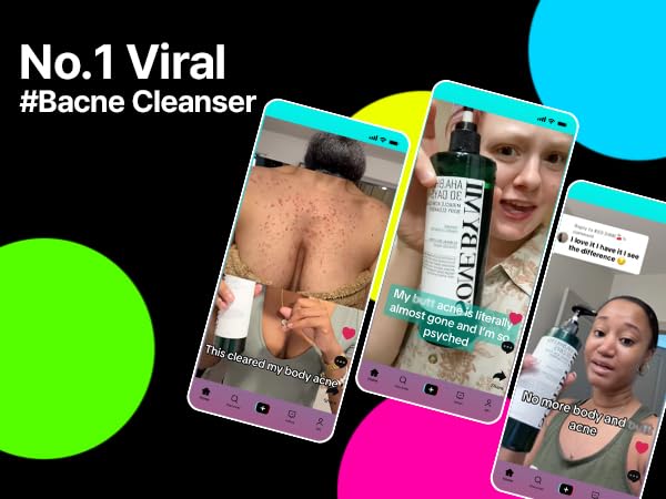 SOME BY MI AHA BHA PHA 30 Days Miracle Acne Clear Body Cleanser - Pack of 2 - Daily Exfoliating Tea Tree Acne Body Wash with Salicylic Acid - Deep Cleanses Sebum and Impurities - Korean Skin Care