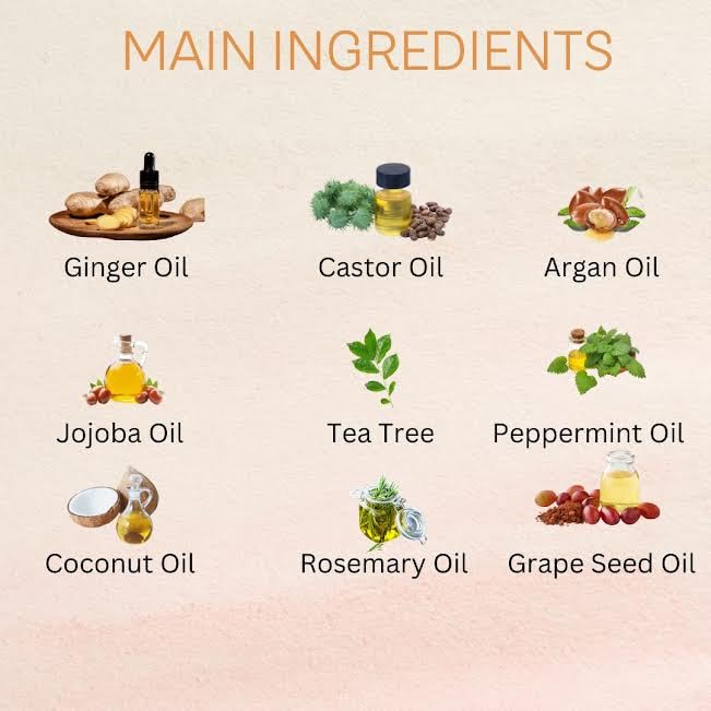 Coconut Hair Care Oil - Organic Coconut Oil for Skin, Hair, and Body, 100% Pure and Natural Hair Oil for Hair Growth, Scalp Nourishment, Damage Repair, and Hydration, Hair Tonic - (4 Fl Oz)