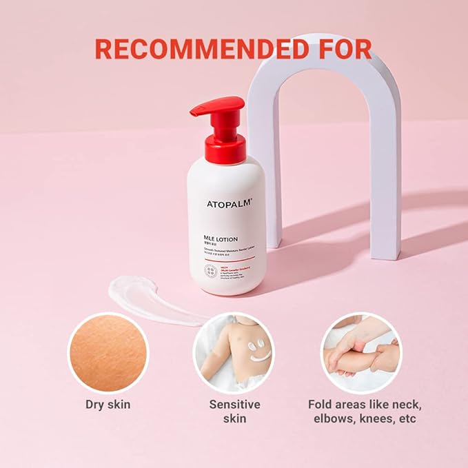 ATOPALM | MLE Lotion | Body Lotion for Extremely Dry Skin | Long-Lasting Hydration with Ceramide | Baby Moisturizer | Skin Barrier & Redness Relief | Body Cream for Sensitive Skin | 4.05 fl oz (120ml)