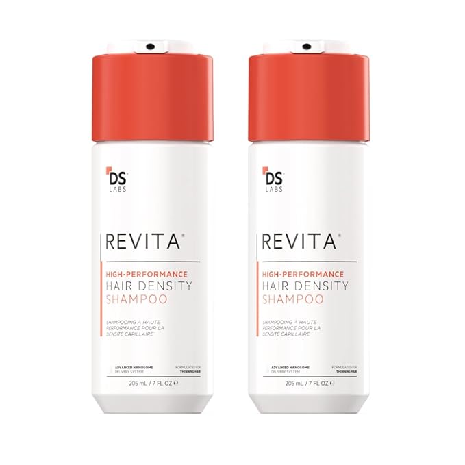 DS Labs Revita Shampoo, 205mL - Thickening Appearance, Scalp First Cleanse, Fuller Looking, Volumized Hair, Lightweight Hydration, Sulfate & Silicone Free, Color Safe, For Men & Women (2 Pack)