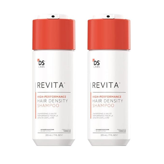 DS Labs Revita Shampoo, 205mL - Thickening Appearance, Scalp First Cleanse, Fuller Looking, Volumized Hair, Lightweight Hydration, Sulfate & Silicone Free, Color Safe, For Men & Women (2 Pack)