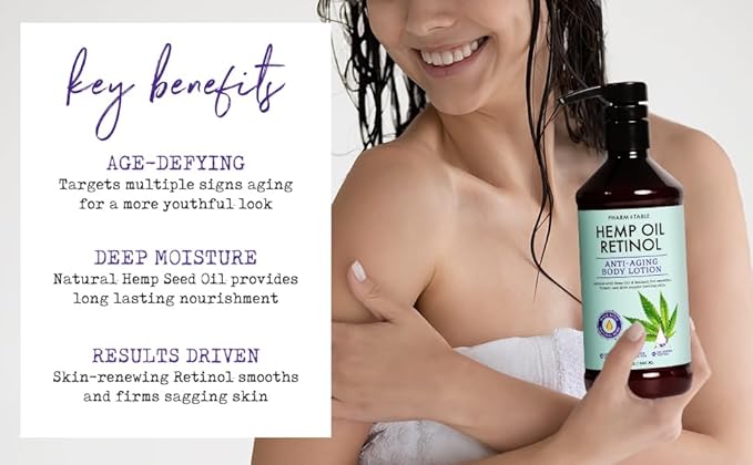 Hemp Oil Retinol Anti Aging Body Lotion 480ml