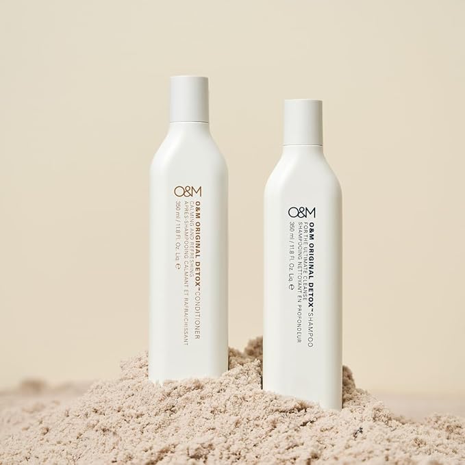 O&M Original Detox Conditioner Colour Safe, Sulfate Free, Parabens, Silicones, MIT, Phthalates, Triclosan, Propylene Glycol & Gluten, PETA Certified & Vegan, Australian Made, 350ml