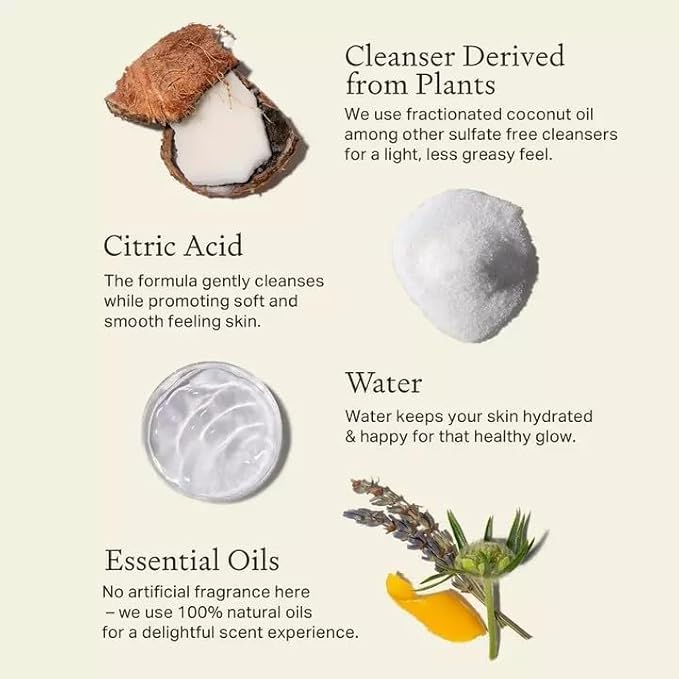 Each & Every Sensitive Skin Body Wash for Women & Men - Coconut & Lime - Moisturizing All Natural Body Wash & Shower Gel in Recyclable Packaging - Paraben, Sulfate & Cruelty-Free (10 Fl Oz)