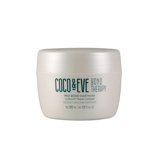 Coco & Eve Bond Therapy Pro Bond Hair Mask. Strengthening Bond-Building Treatment with Cutibond™ Repair Complex. Nourishes, Hydrates, Reduces Breakage for Damaged Chemically Treated Hair (7.17 fl oz)