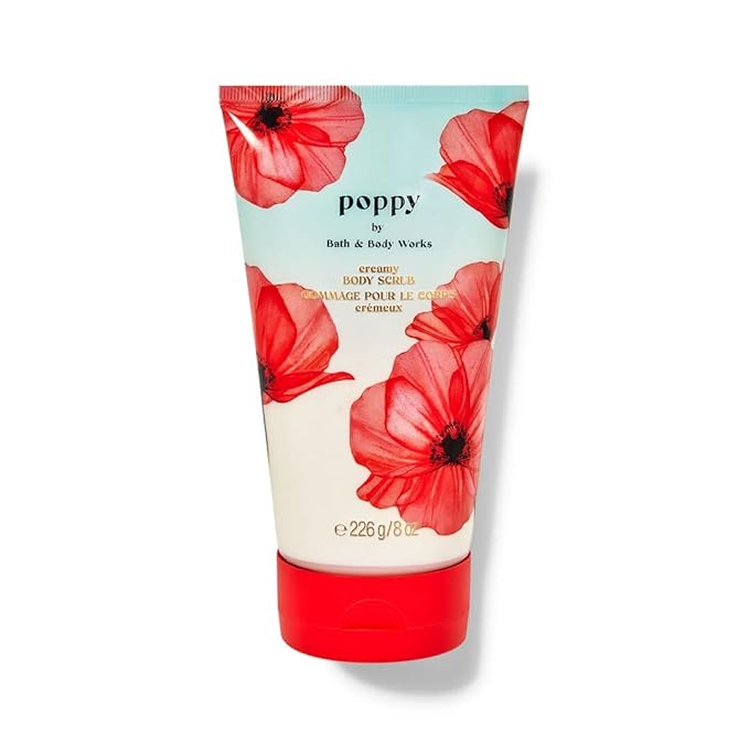 Bath and Body Works Poppy Creamy Body Scrub 6.6 Ounce (Poppy)